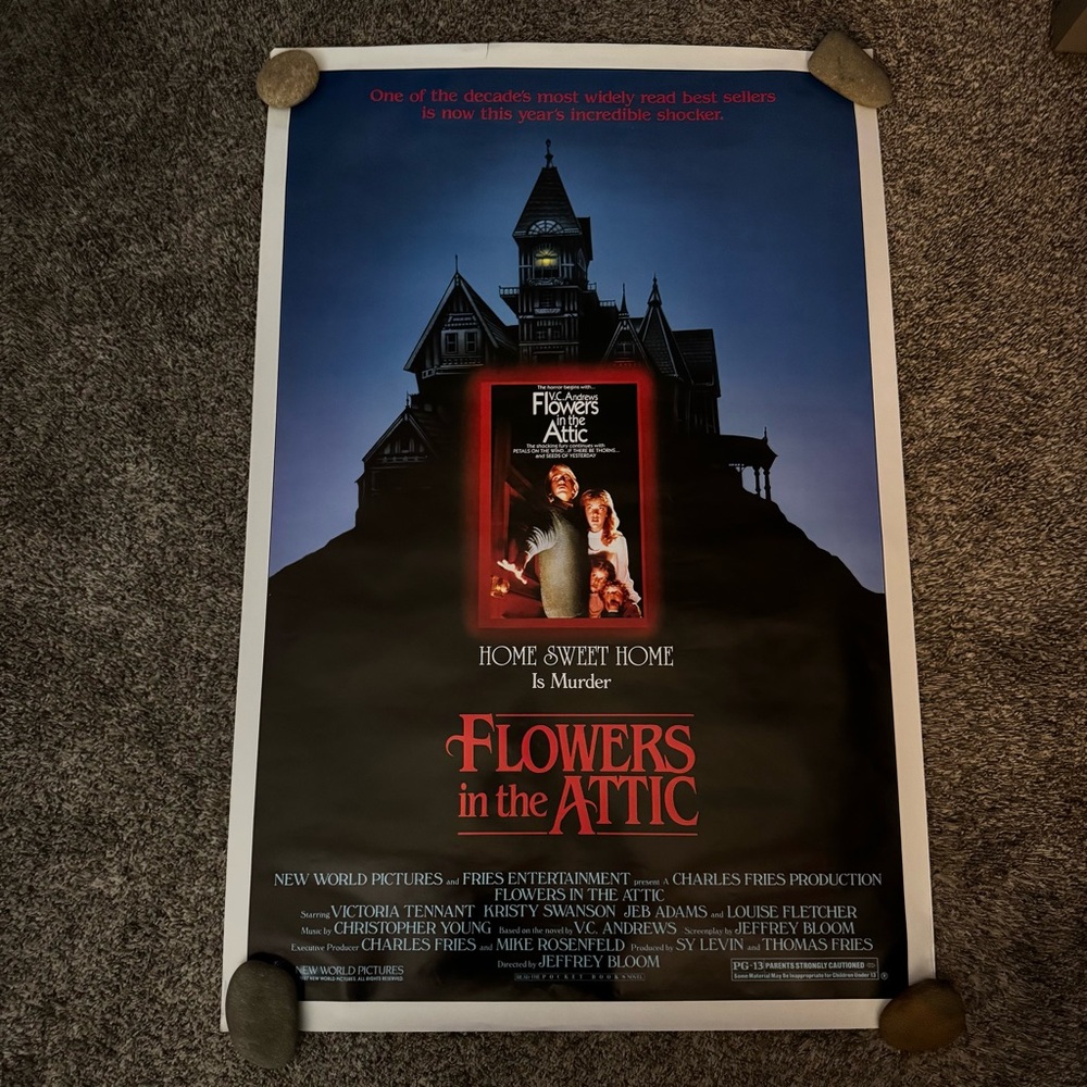 Flowers In The Attic Original 27 X 40 Theatrical Movie Poster
